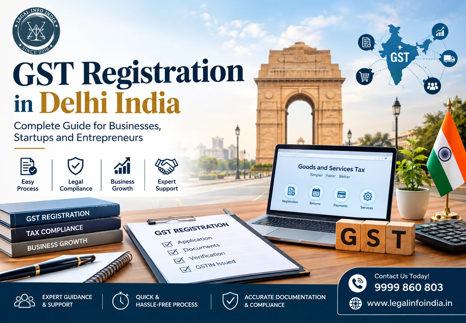 GST Registration in Delhi India: Complete Guide for Businesses, Startups and Entrepreneurs
