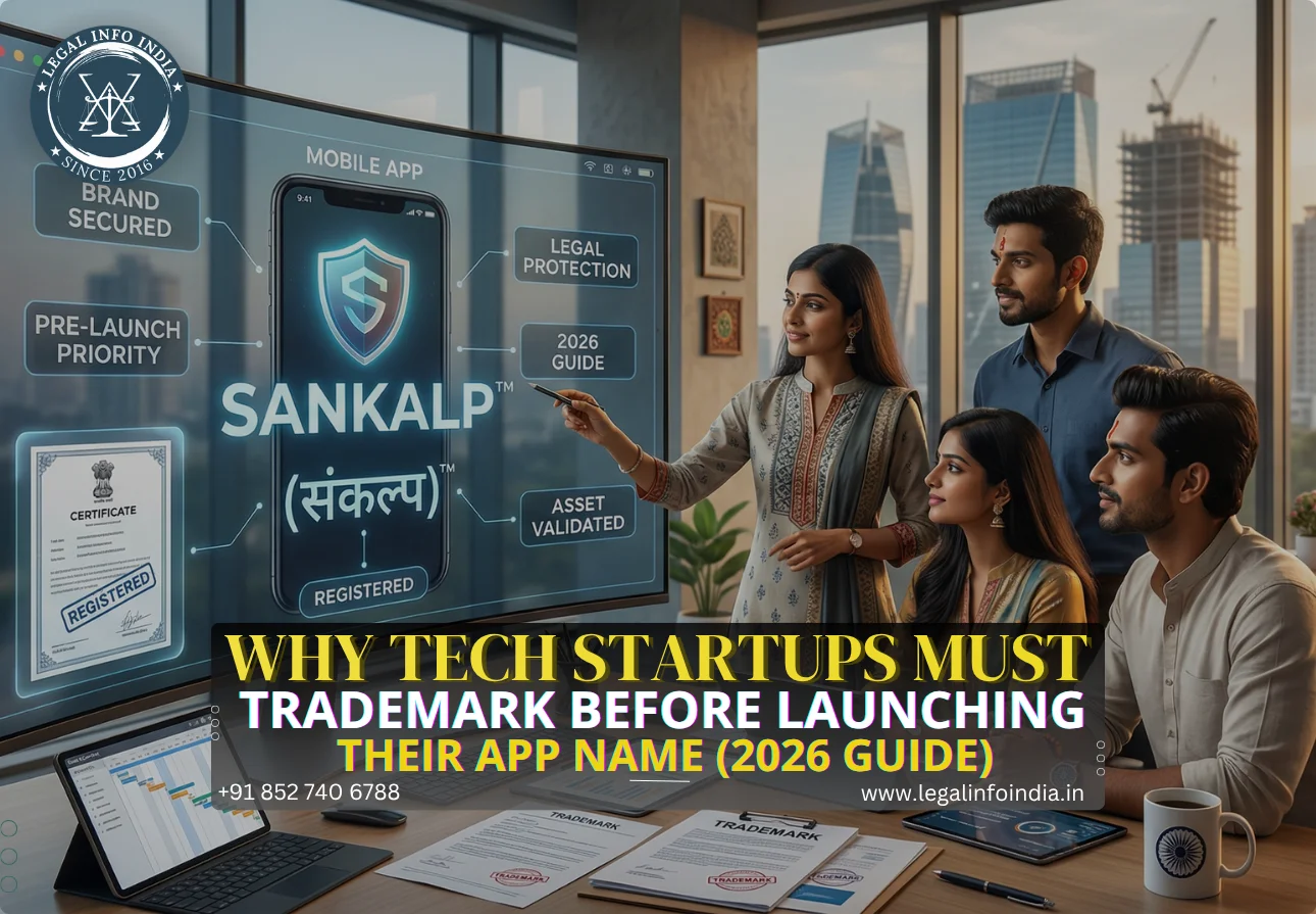 Why Tech Startups Must Trademark Before Launching Their App Name - Complete Guide  By Legal Info India