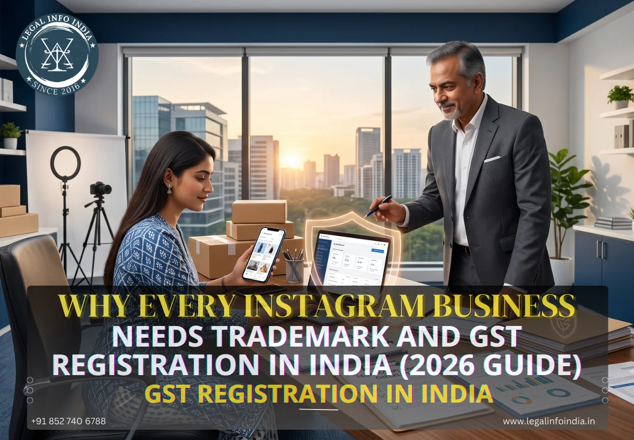 Why Every Instagram Business Needs Trademark and GST Registration in India (2026 Guide)